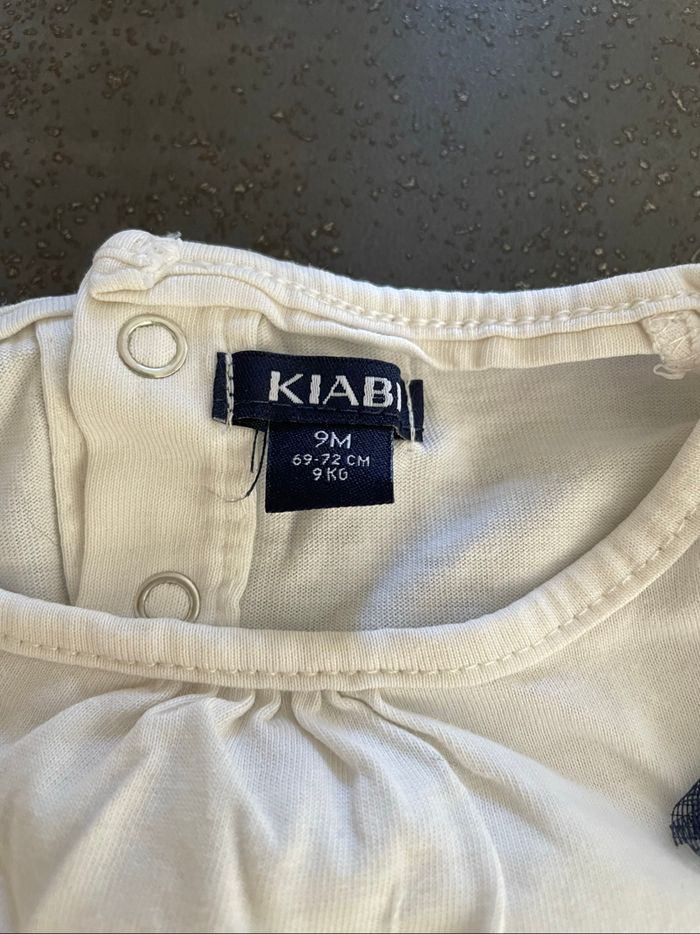 T shirt manche longue fille  kiabi 9 mois - photo numéro 4