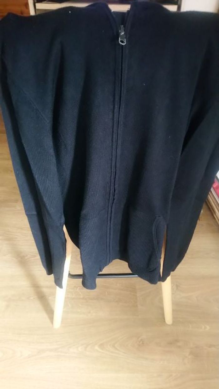 gilet coton avec capuche