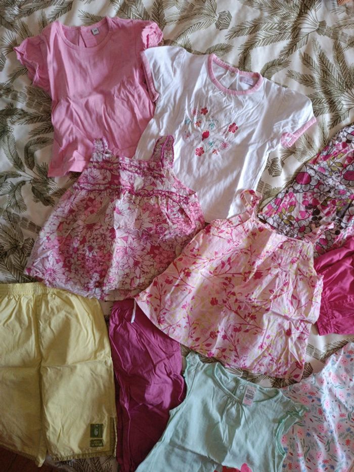 Lot 18 mois bebe fille été 14 pièces. - photo numéro 5