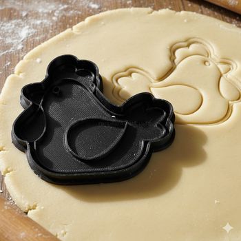 Emporte-pièce Poule 8 cm pour biscuits et sablés faits maison