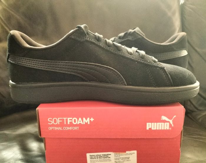 Baskets Puma smash noires neuves - photo numéro 7