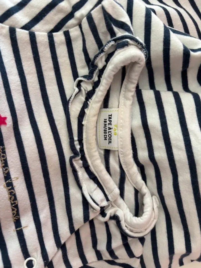 Pyjama/grenouillère TAO aqua licorne 18M/80CM - photo numéro 6
