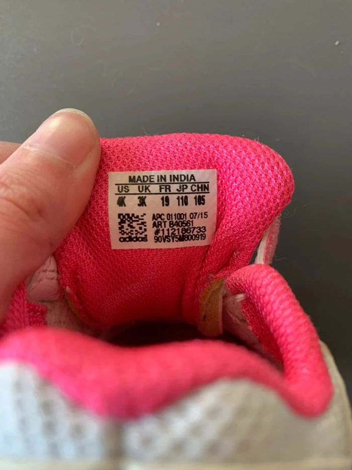 Basket rose fille taille 19 - photo numéro 4