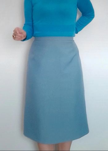 Jupe tailleur chic bleu Afibel neuve taille 48