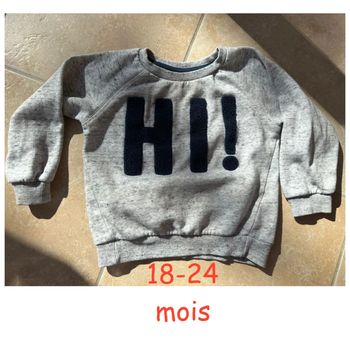 Pull gris 18-24 mois Primark
