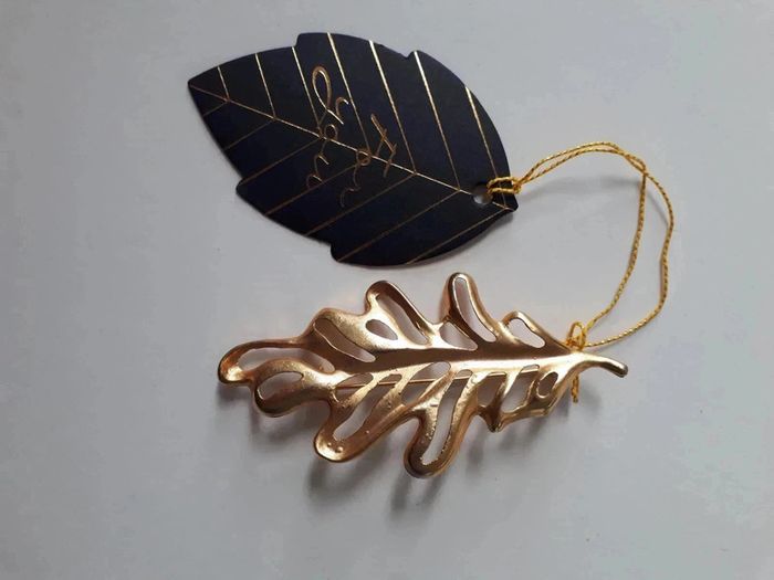 Broche vintage feuille - photo numéro 5