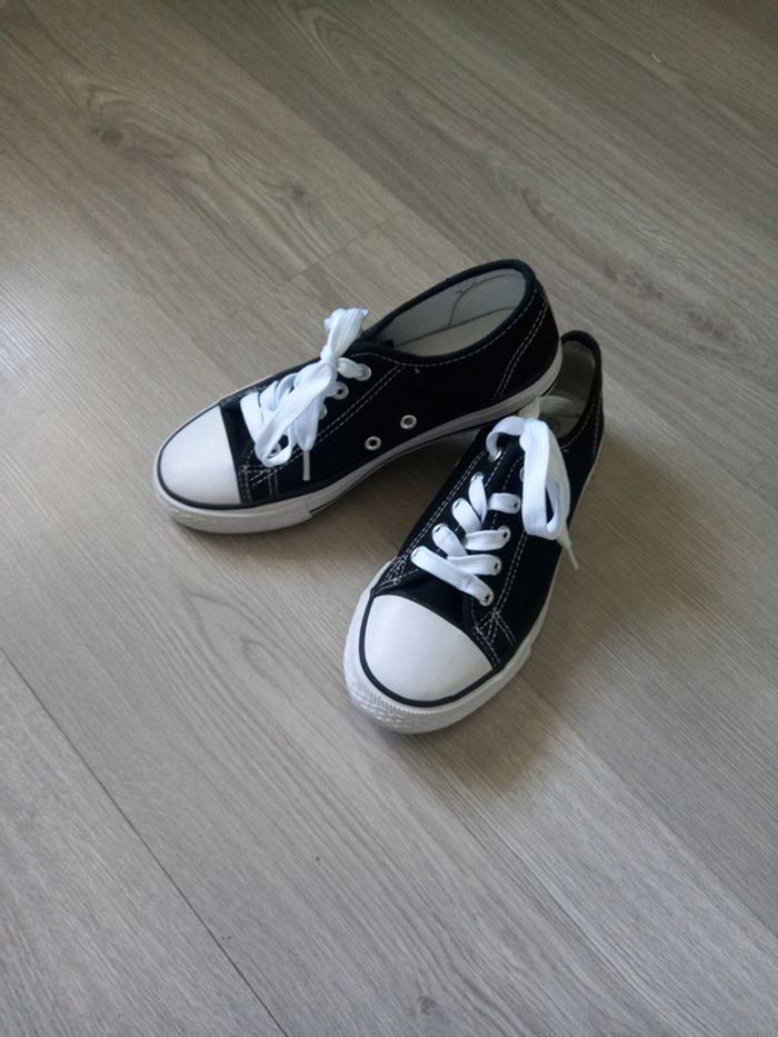 Baskets en toile style converse