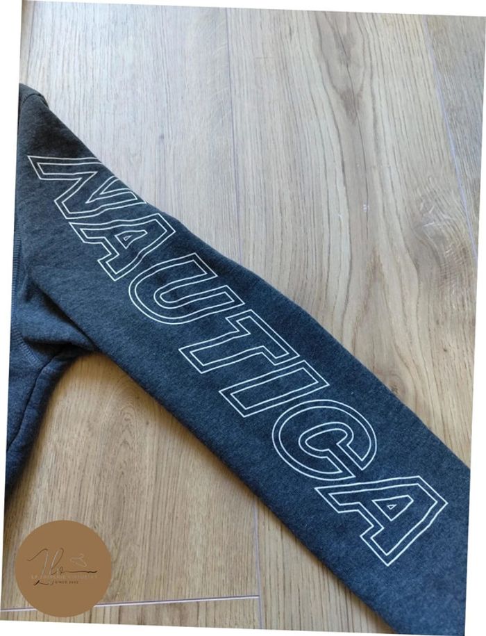 Veste zip à capuche Nautica avec écriture sur la manche - photo numéro 9