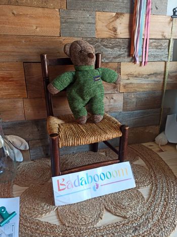 Peluche ours tricotou vintage jemini