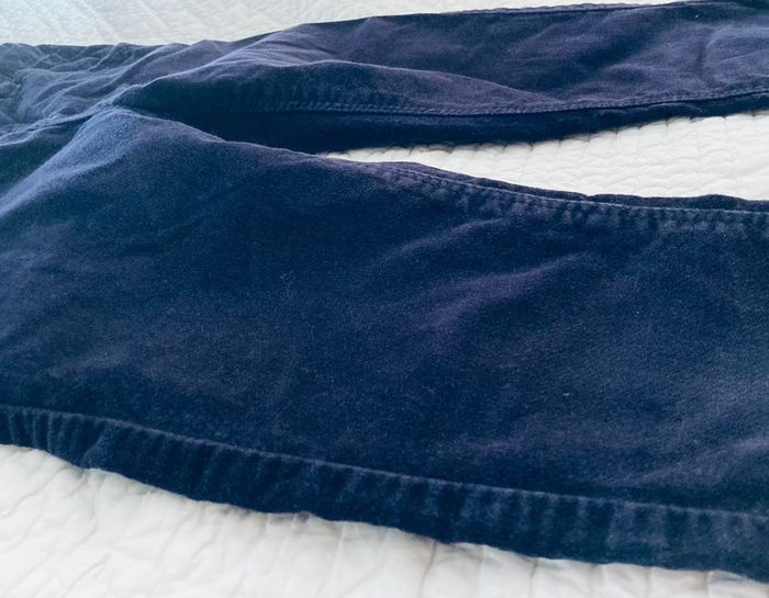 Pantalon velours ras marine Okaïdi 8 ans - photo numéro 6