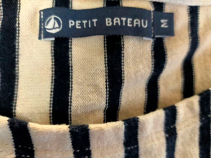 Pull marinière - Je suis une marinière – Petit Bateau – Femme – Taille M - photo numéro 5
