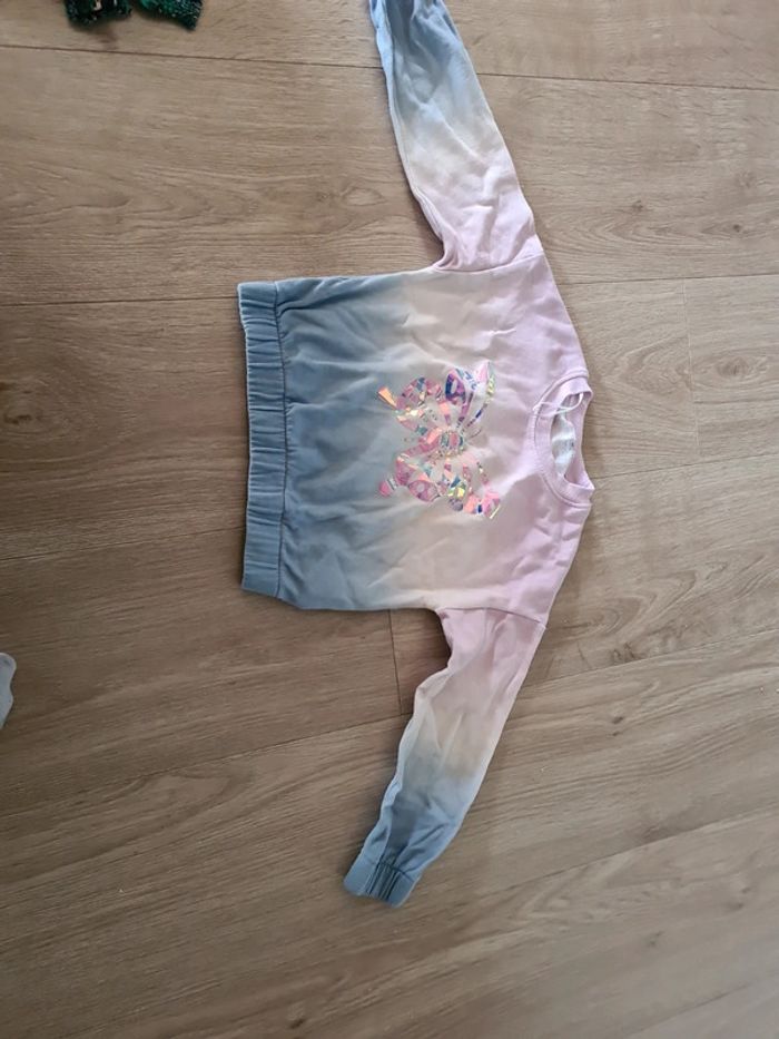 Pull 8ans papillon