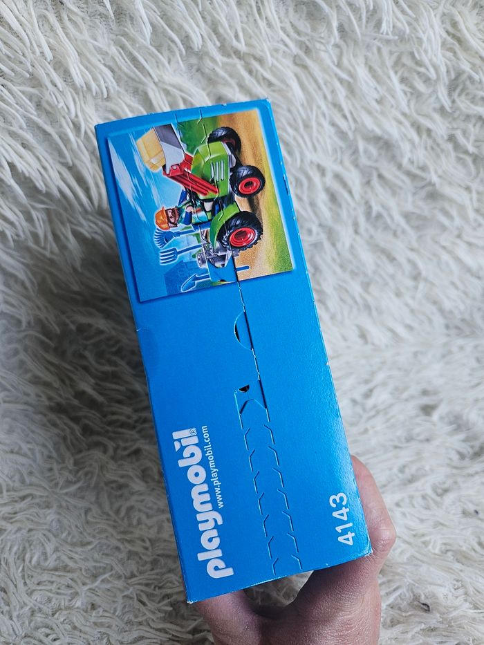 Jouet - jeux de construction playmobil 4143 agriculteur et tracteur - Neuf - photo numéro 3