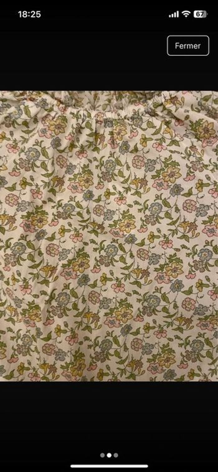 Combinaison manches longues fleuri liberty Cyrillus 3 mois - photo numéro 2
