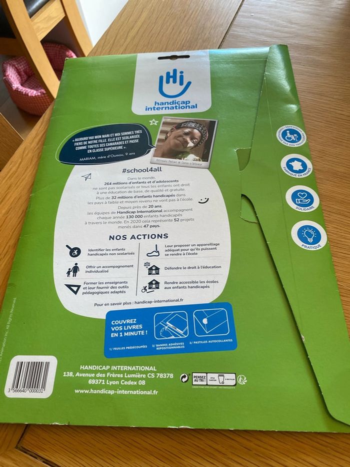 Pochette 10 protège livres - photo numéro 2