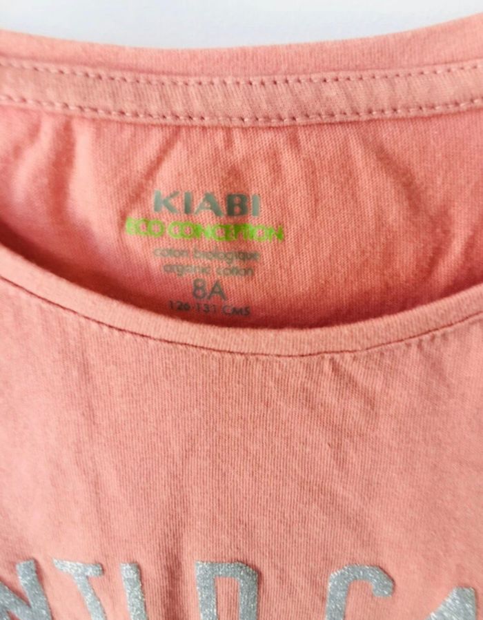 T-shirt fille 8 ans kiabi tigre orange - photo numéro 3