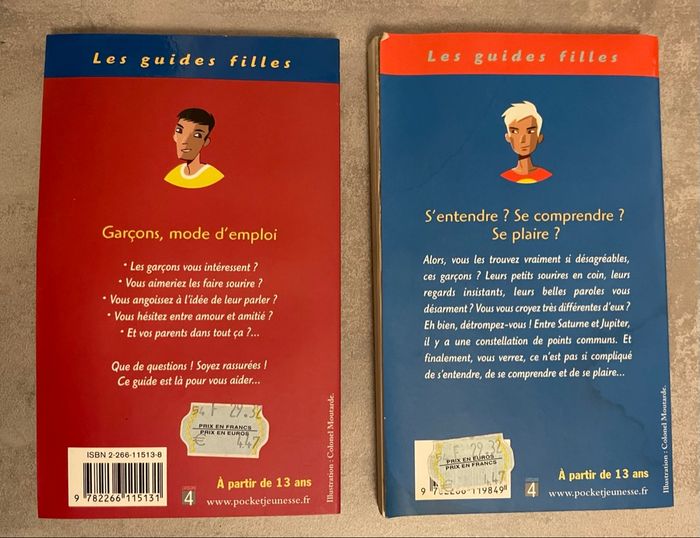 Lot 2 livres Les guides filles - photo numéro 2