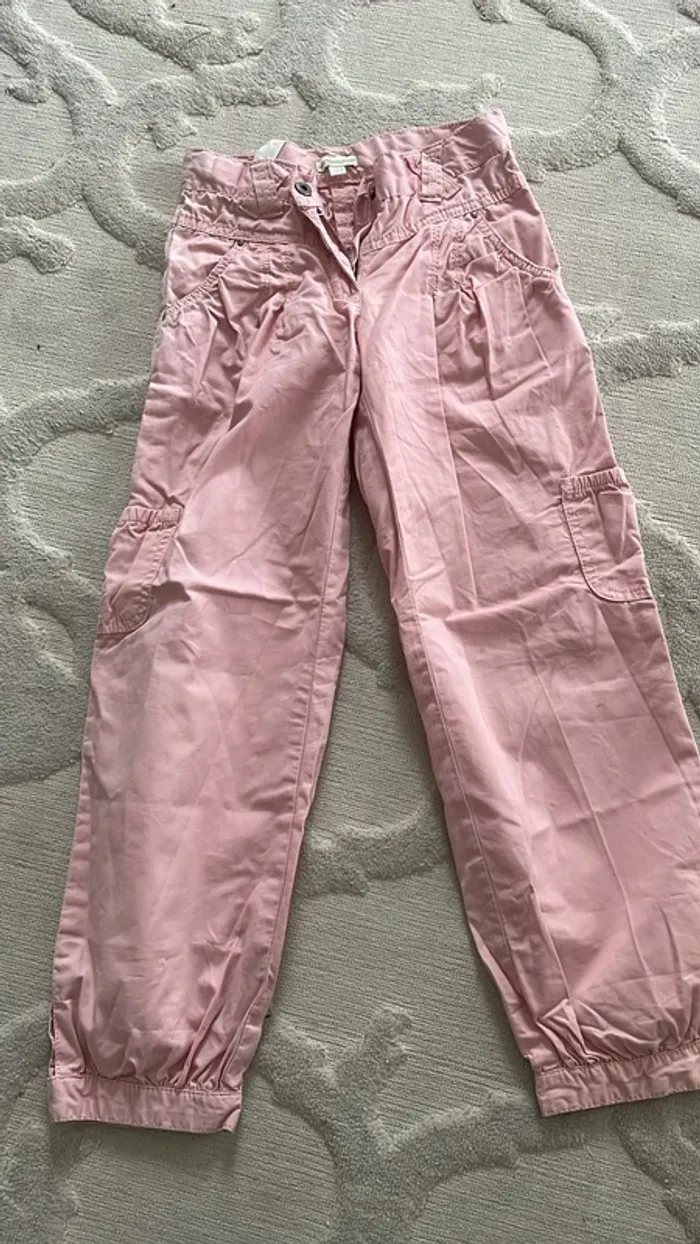 Pantalon verbaudet rose clair 9 ans