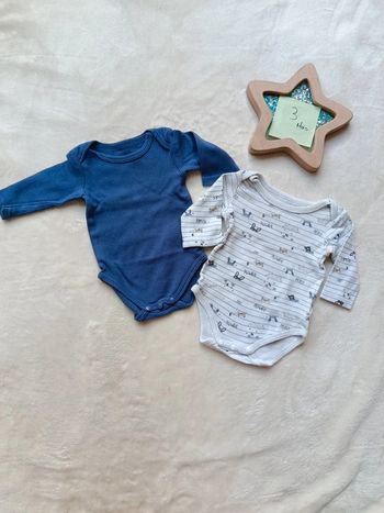Lot bodies 3 mois In Extenso