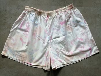 Short imprimé Fait par une couturière