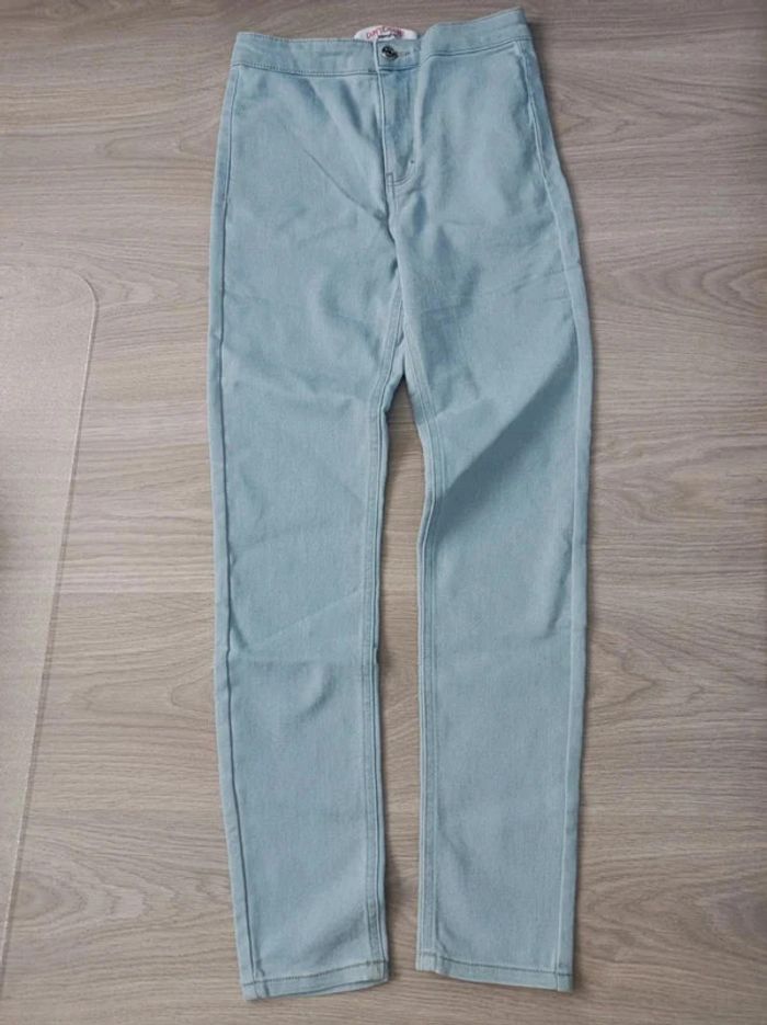 Pantalon femme bleu ciel taille 38 Jennyfer neuf sans étiquettes - photo numéro 7