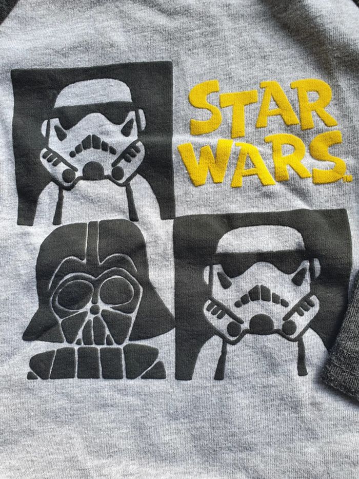 T-shirt manches longues Star Wars 6 mois Disney - photo numéro 2