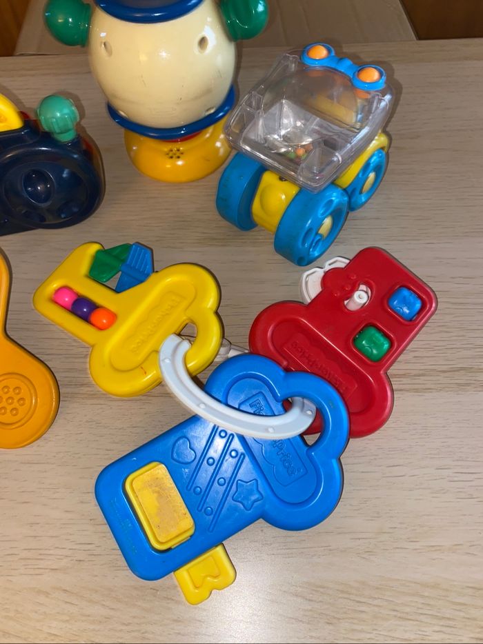 Hochets jouet bébé éveil Fisher price berchet Mattel tomy 1992 1994 1998 2007 - photo numéro 6