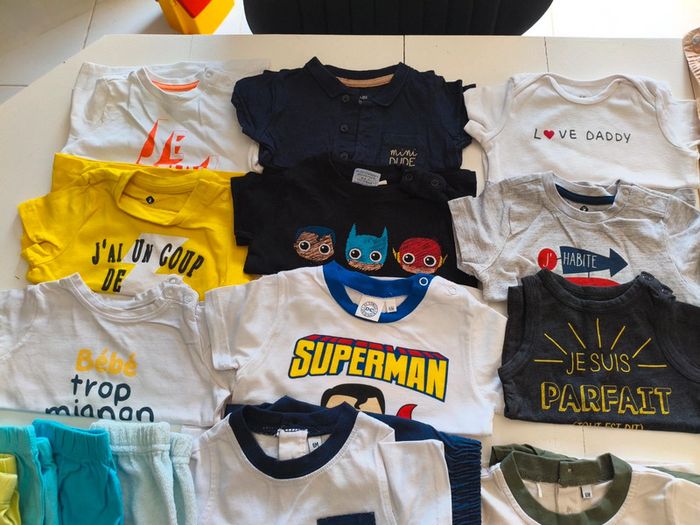 Lot vêtements bébé 6mois été - photo numéro 2