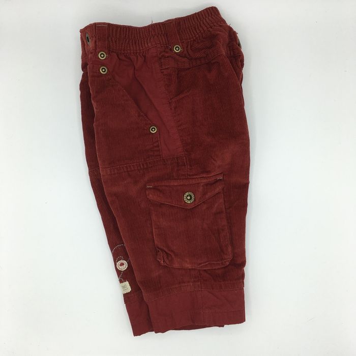 Pantalon bébé garçon 12 mois velours rouge - photo numéro 5