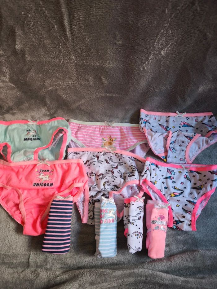 Lot de 10 culottes 18-24 mois neuf