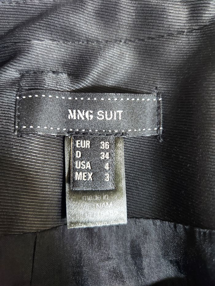 Jupe Trapèze Noire Mango - Taille 36 - photo numéro 4