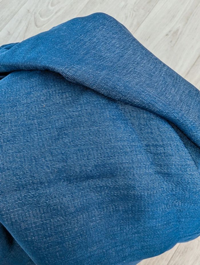 Minijupe taille S 36 bleu brillant taille élastique - photo numéro 2