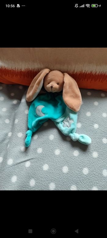 Doudou chien baby nat' 