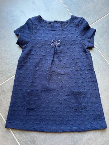 Robe épaisse marine bébé fille pat et ripaton