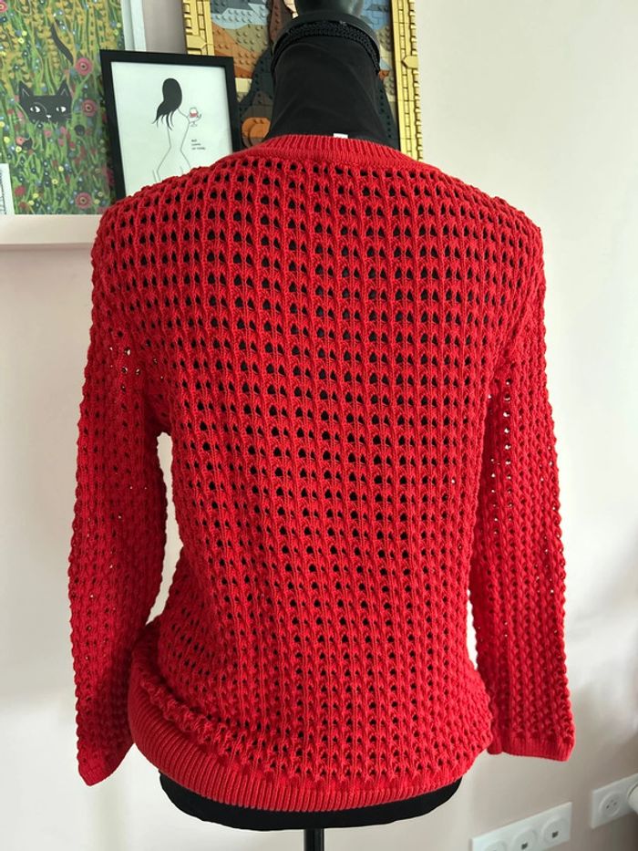 Pull rouge Claudie Pierlot - photo numéro 4
