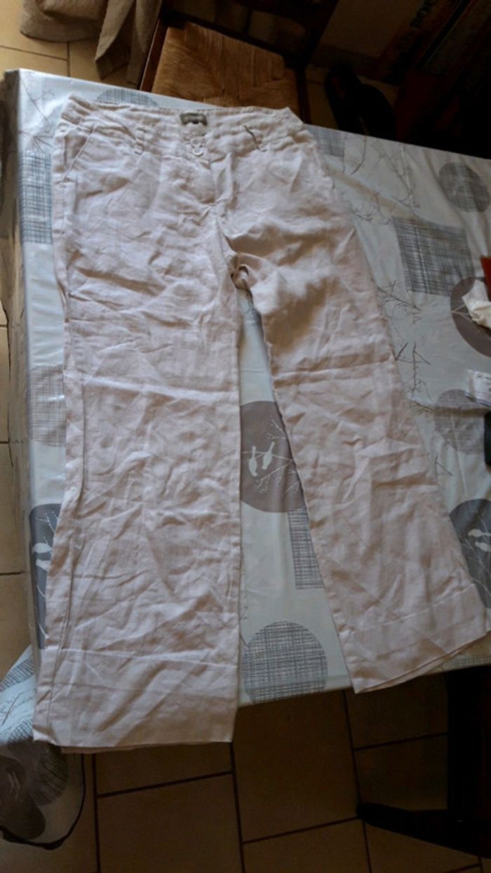Pantalon in extension t40 lin - photo numéro 2