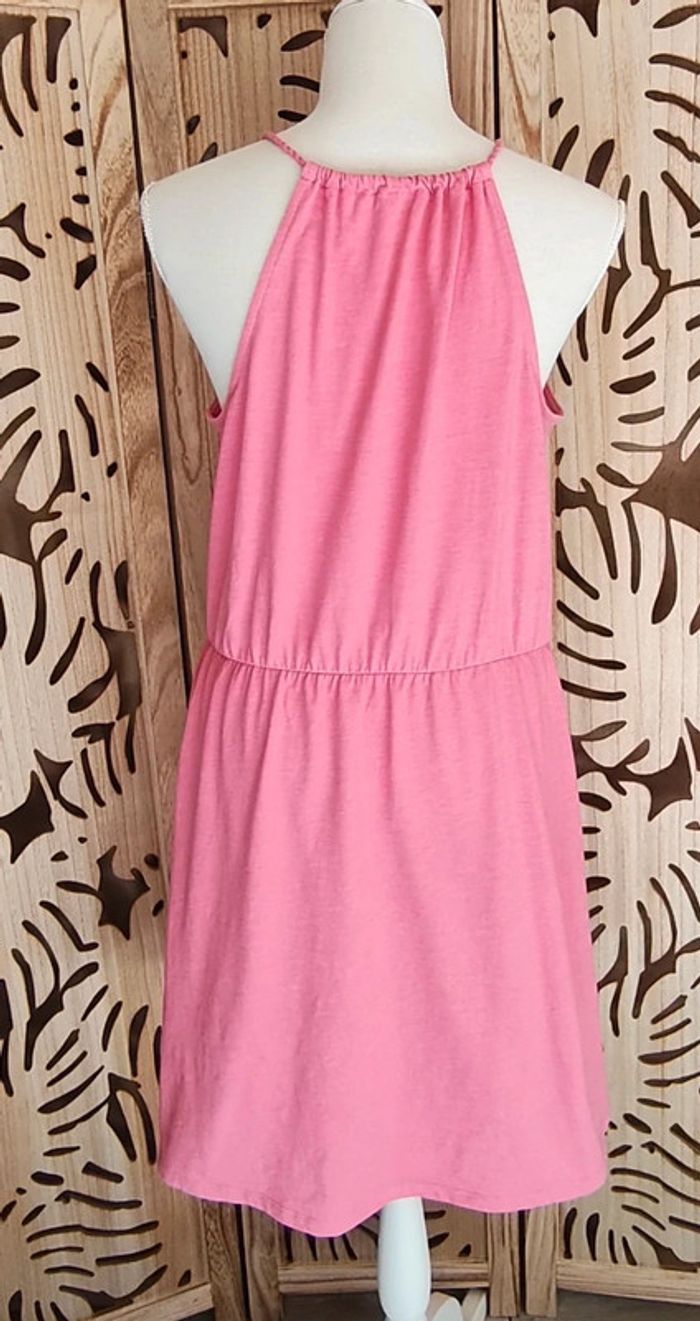Robe d'été fluide et légère - Rose poudré - Taille L - photo numéro 6