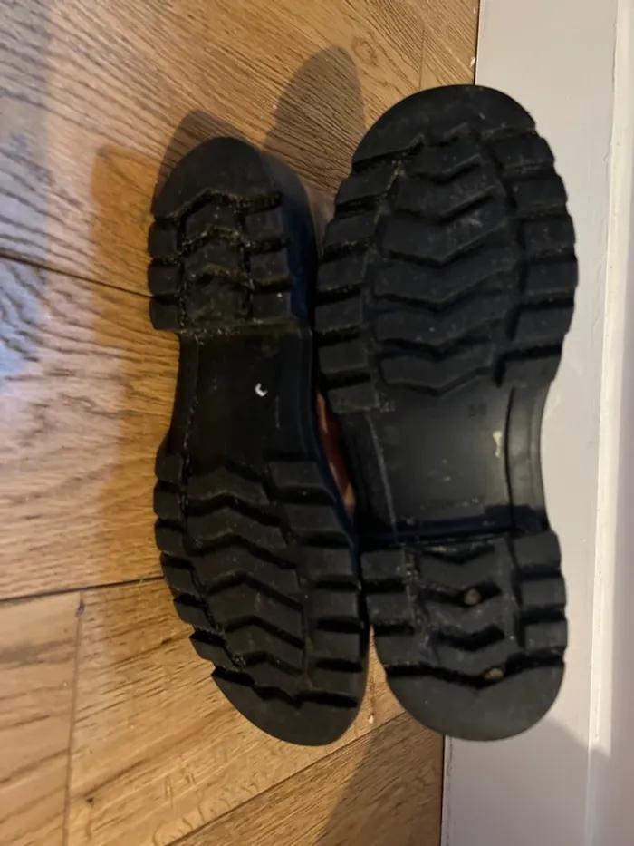 Bottes de pluie tartan et étoiles taille 36 - Burberry - photo numéro 3