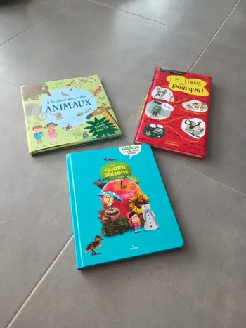 Lot livre animaux et saisons