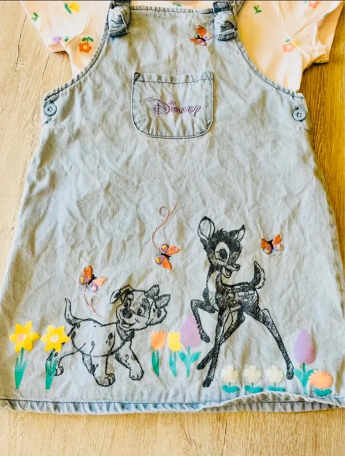 Tee-shirts et robe bébé fille Disney by primark - photo numéro 3