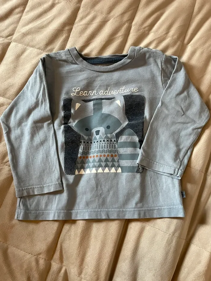 Teeshirt Okaidi manches longues