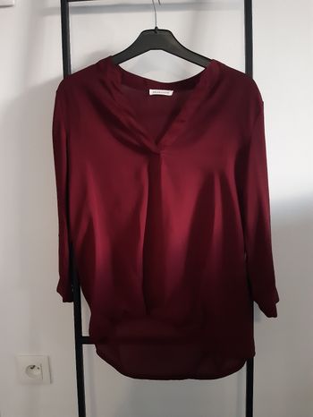 Blouse bordeau