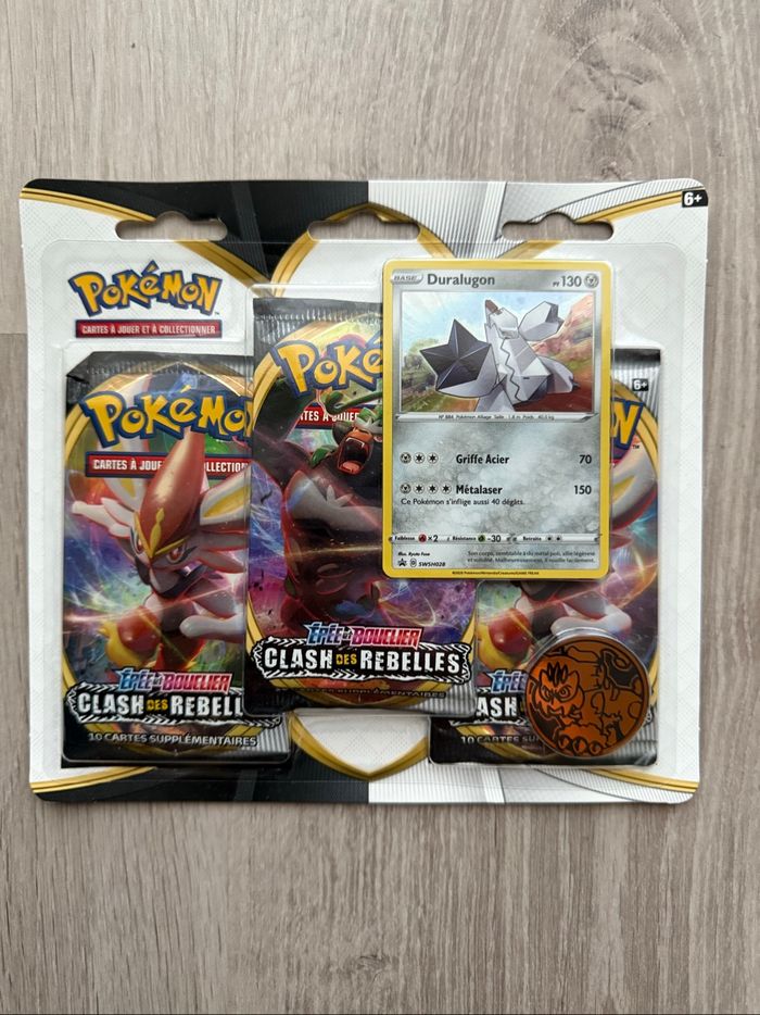 Tripack Pokémon Clash des Rebelles Duralugon