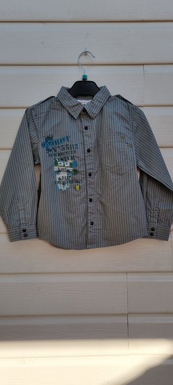 Chemise manches longues 5 ans garçon 