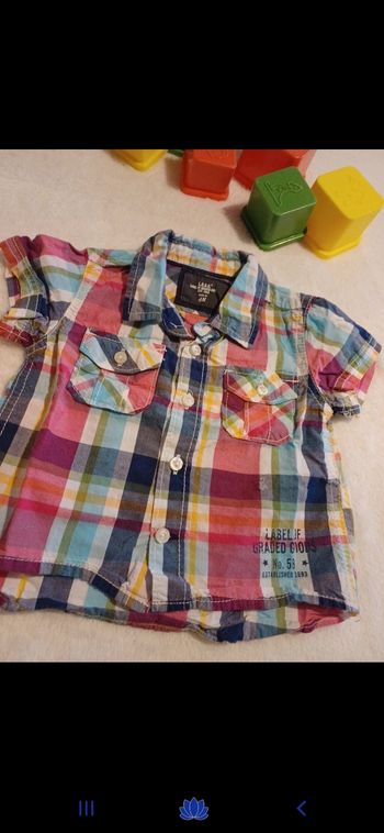 Chemise bébé taille 3 mois