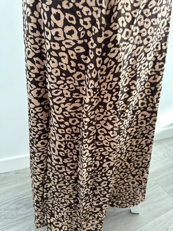 Jupe longue léopard marron et beige T40/42 L/XL - photo numéro 3