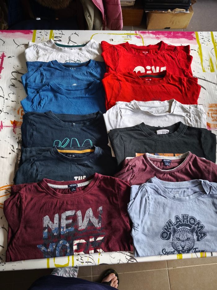 Lot de 12 thee shirt manches longues