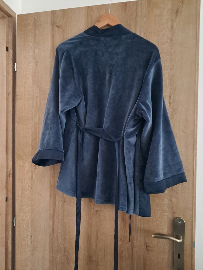 Robe de chambre marine