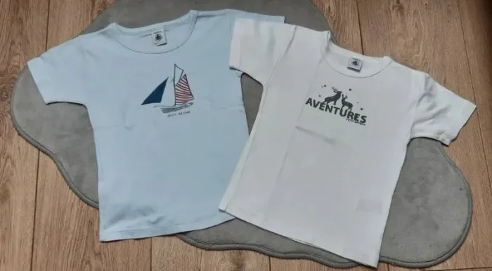 Lot de 2 hauts "petit bateau " 2 ans en très bon état