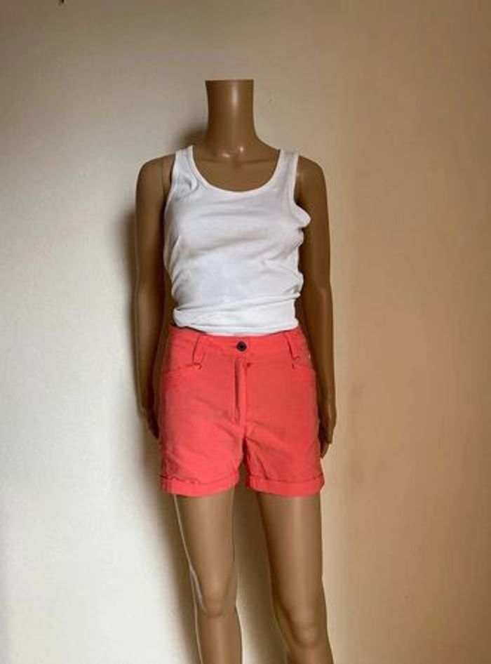 Short de sport Icepeak couleur rouge/corail taille haute XS/S - photo numéro 6